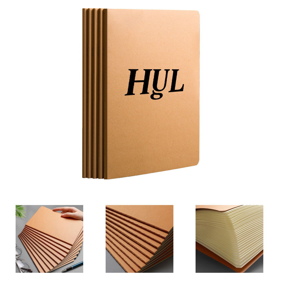 A5 Retro Kraft Paper Thin Notebook 1