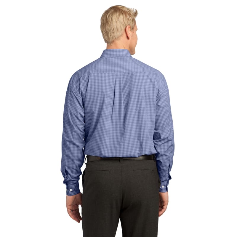 Port Authority Plaid Pattern Easy Care Shirt. 6