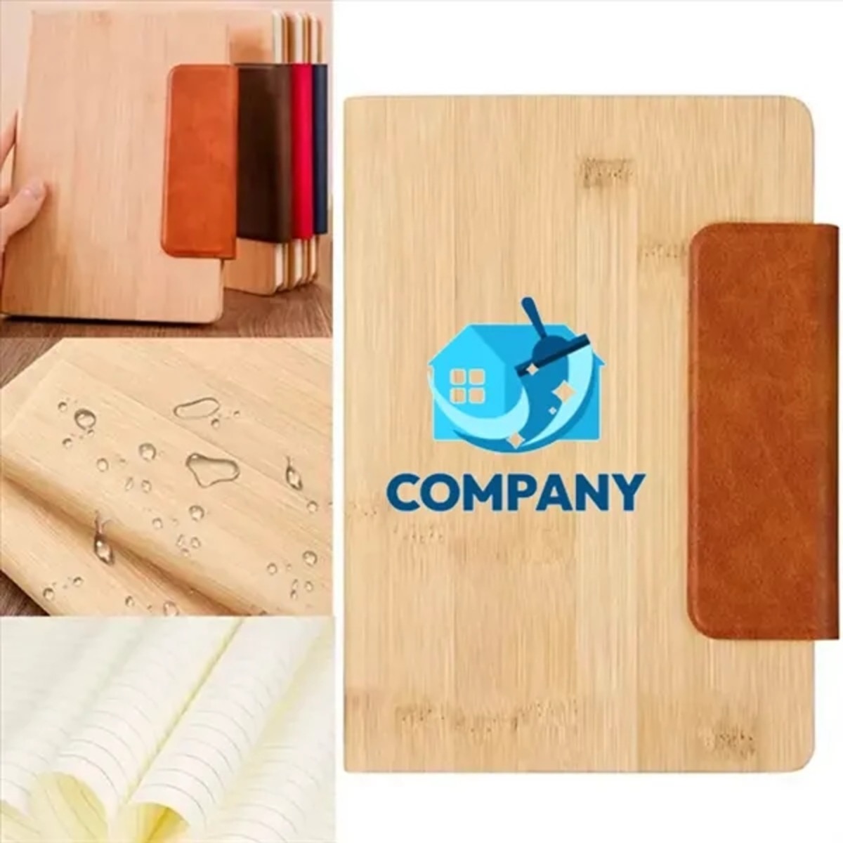 A5 PU Leather Notebook with Magnetic Buckle 2