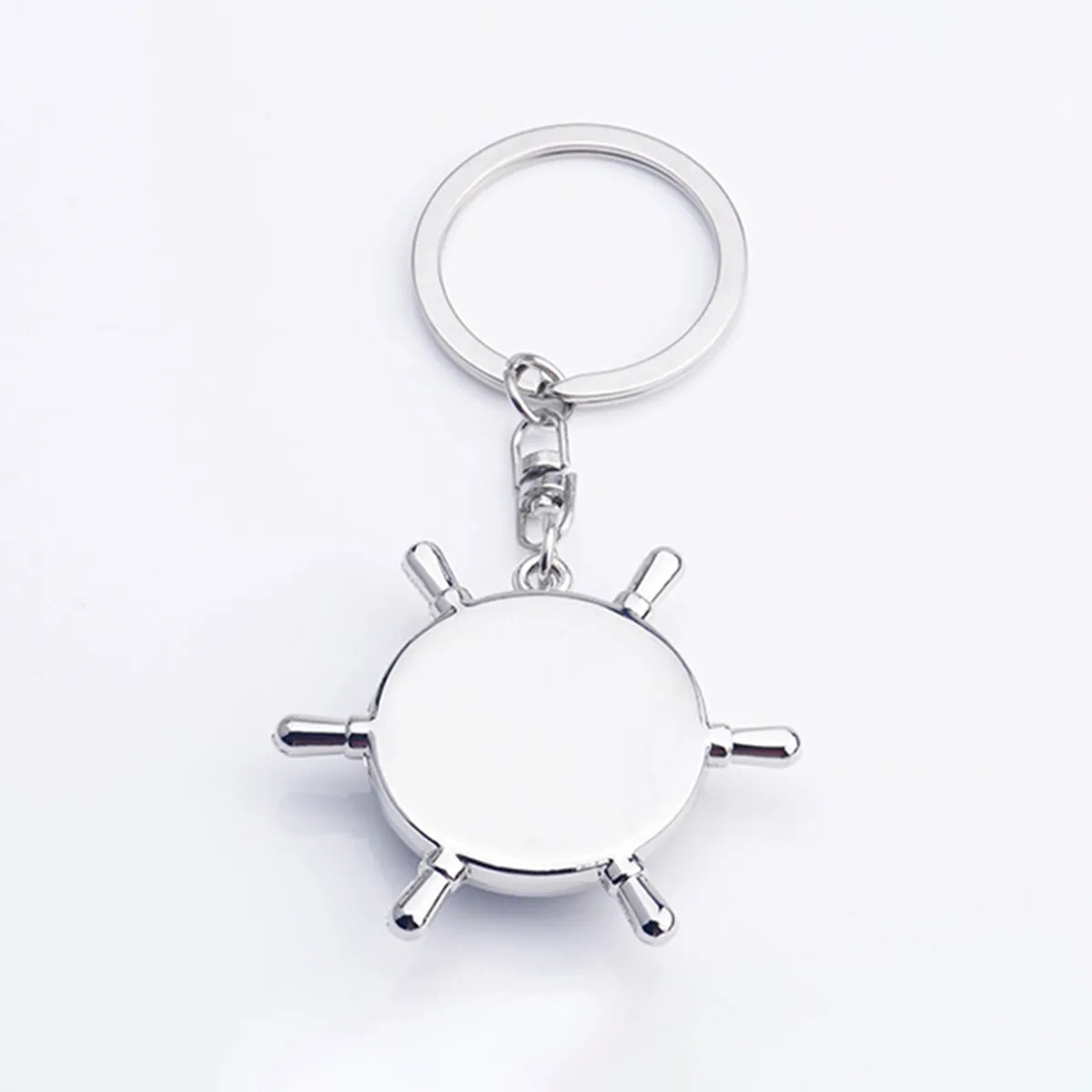 Key Ring Metal Compas Men'S Car Keychain Backpack 3