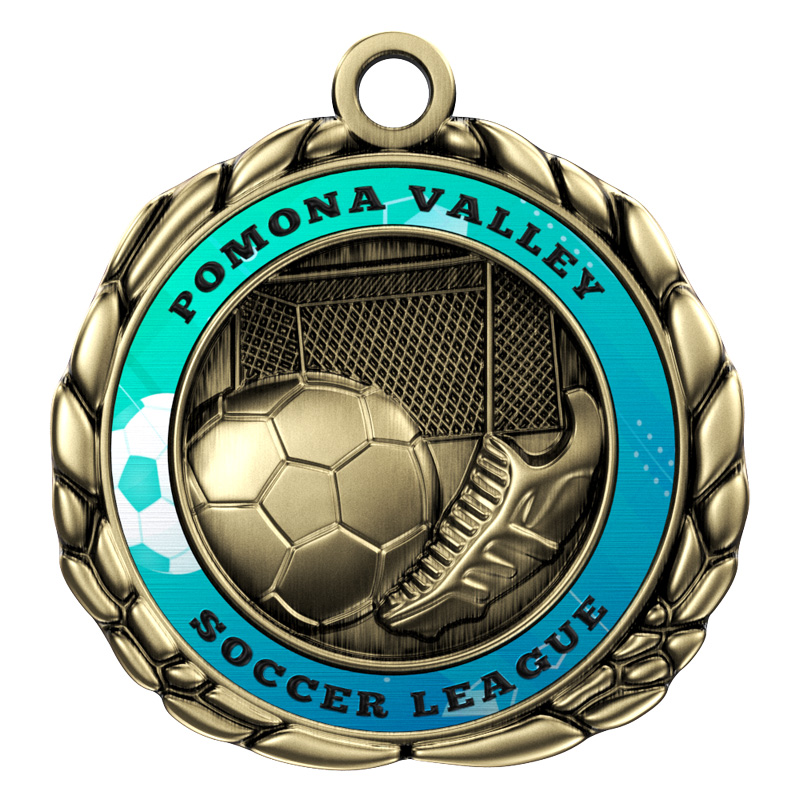 Express Vibraprint™ Soccer Quali-Craft Medallion (2-1/2") 6