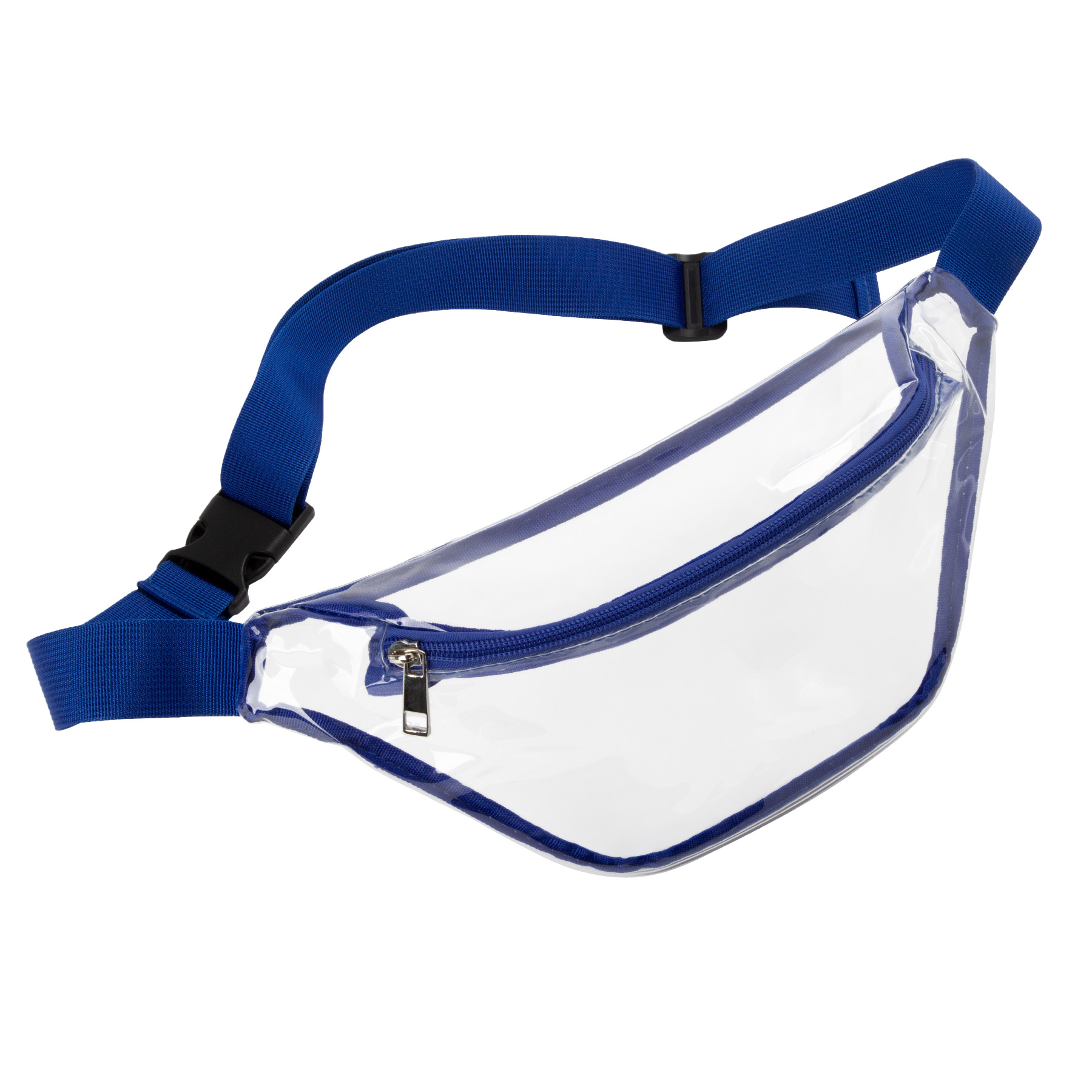 Clear Transparent PVC Fanny Pack Bag W/Zipper Pocket 10