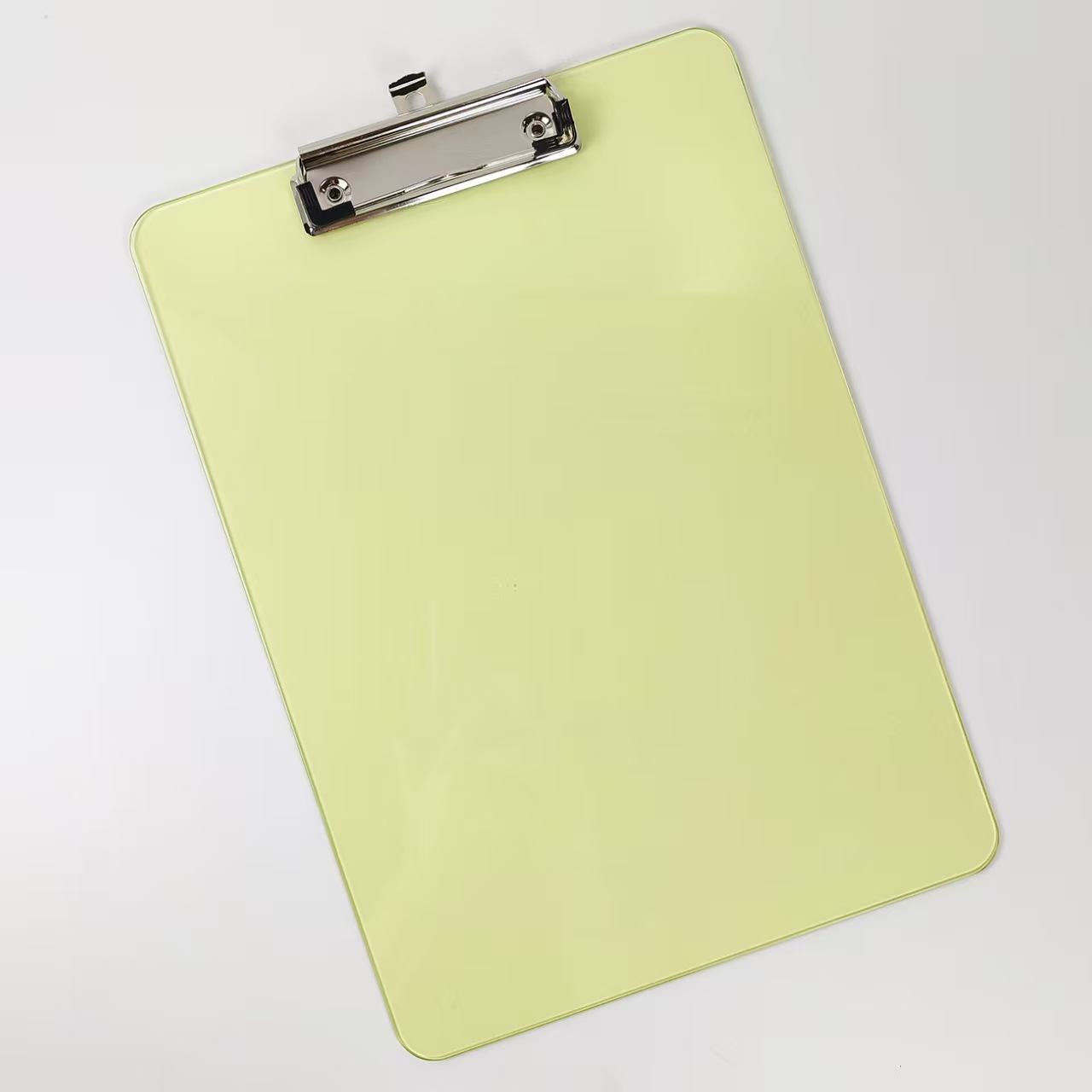 A4 Clear Acrylic Clipboard with Metal Clip 3