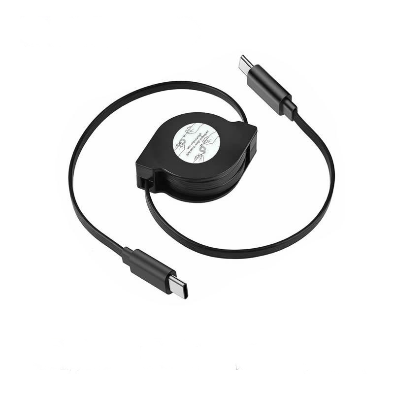 60W Retractable USB C to USB C Charger 1