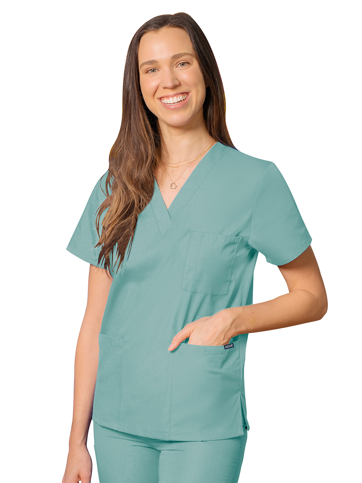Adar - Universal - Unisex 3-Pocket V-Neck Top 35