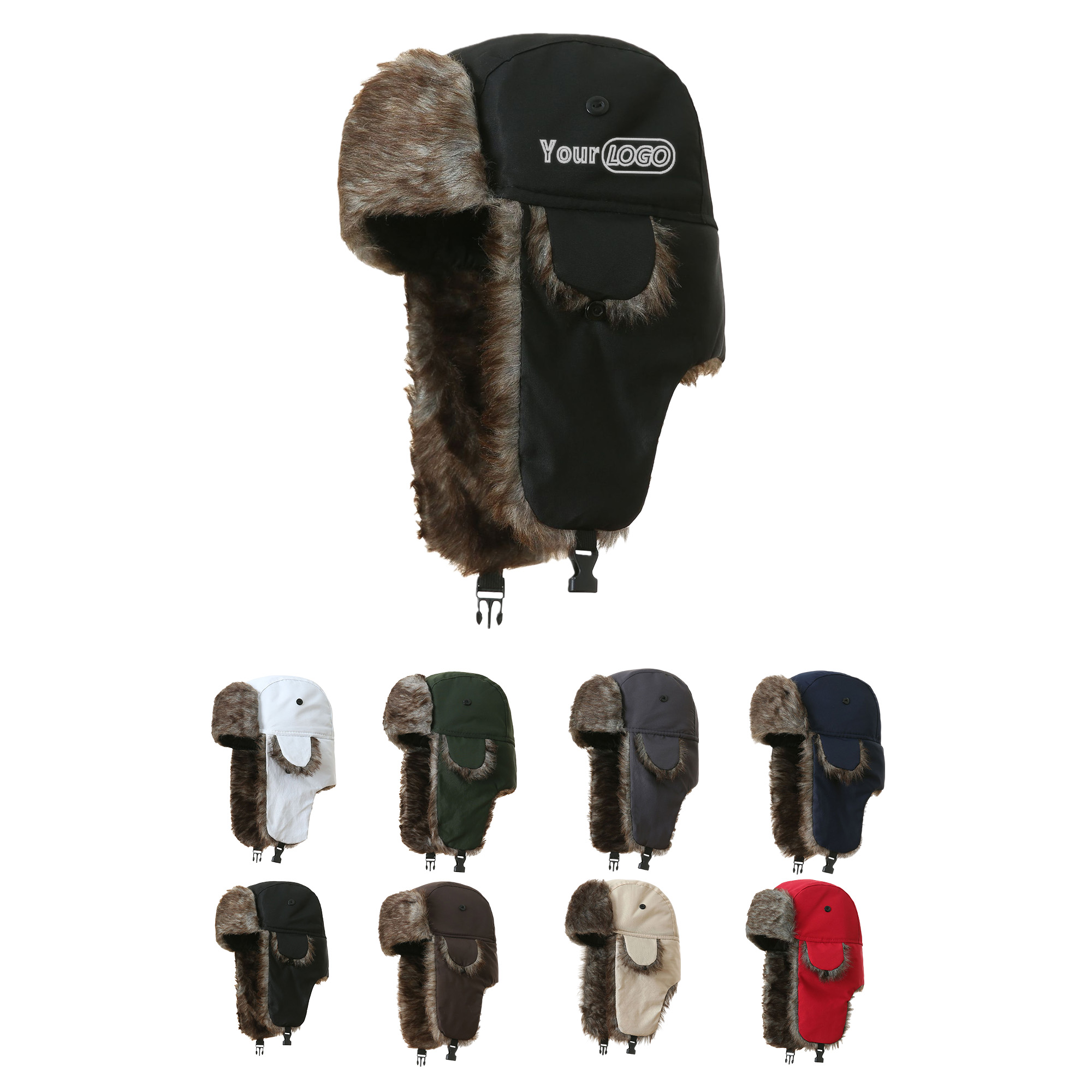 Personalized Portable Winter Ear Flap Hat 2