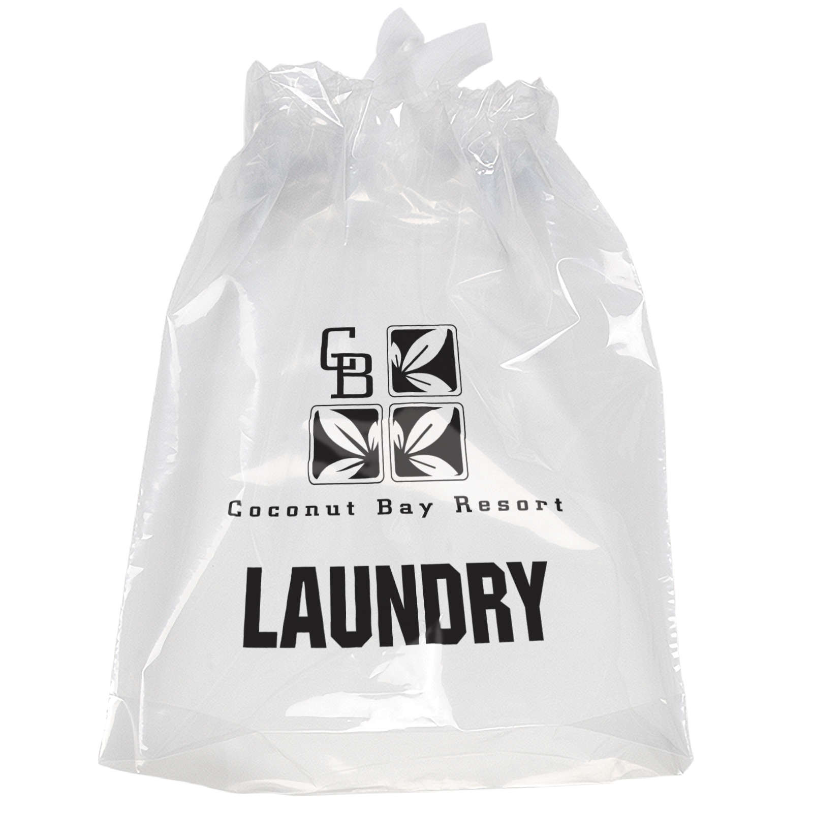 Poly-Draw Bag - 9 1/2W x 12H - Flexo Ink Print