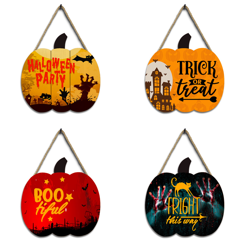 Halloween Thanksgiving Doorplate Wall Decoration
