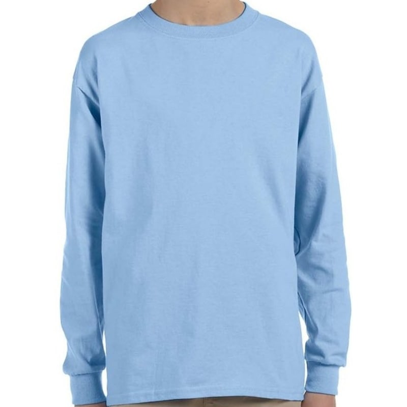 Gildan Ultra Cotton® Youth 6 Oz. Long-Sleeve T-Shirt 8