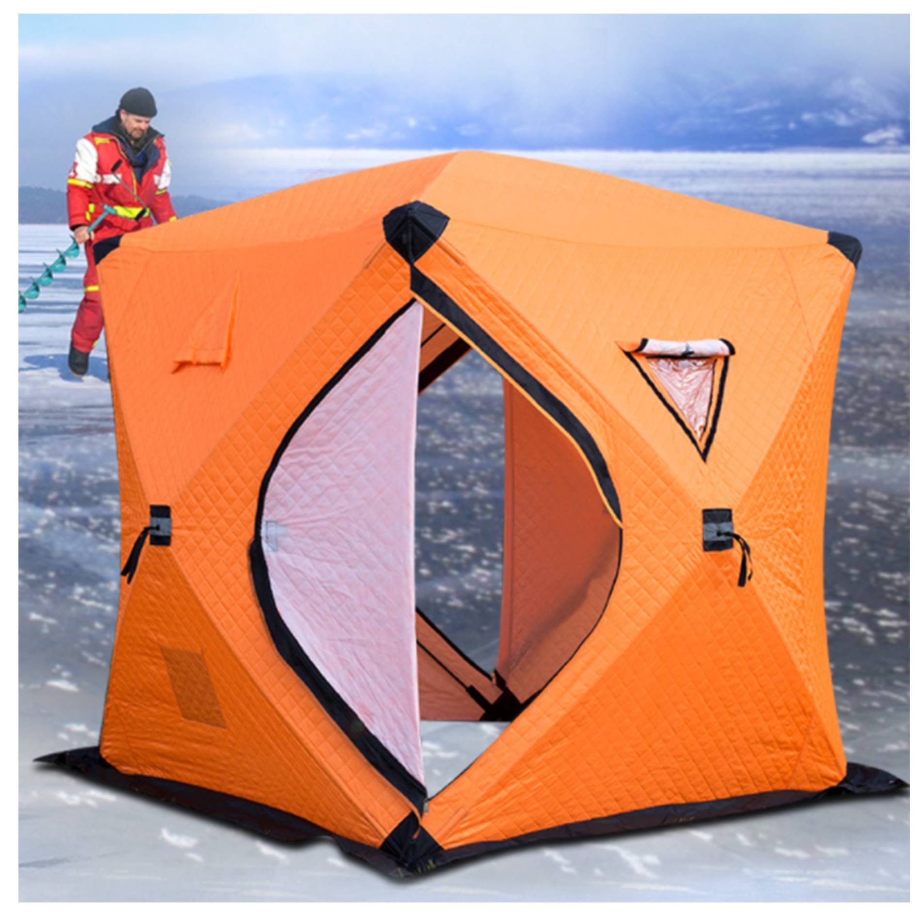 Winter Fishing Cotton Quick Open Tent 2