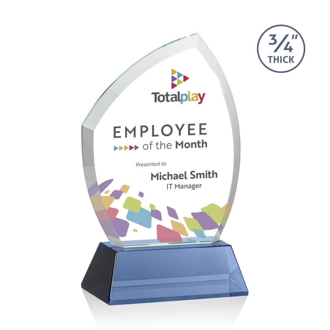 Daltry VividPrint™ Award on Newhaven Base - Blue 9