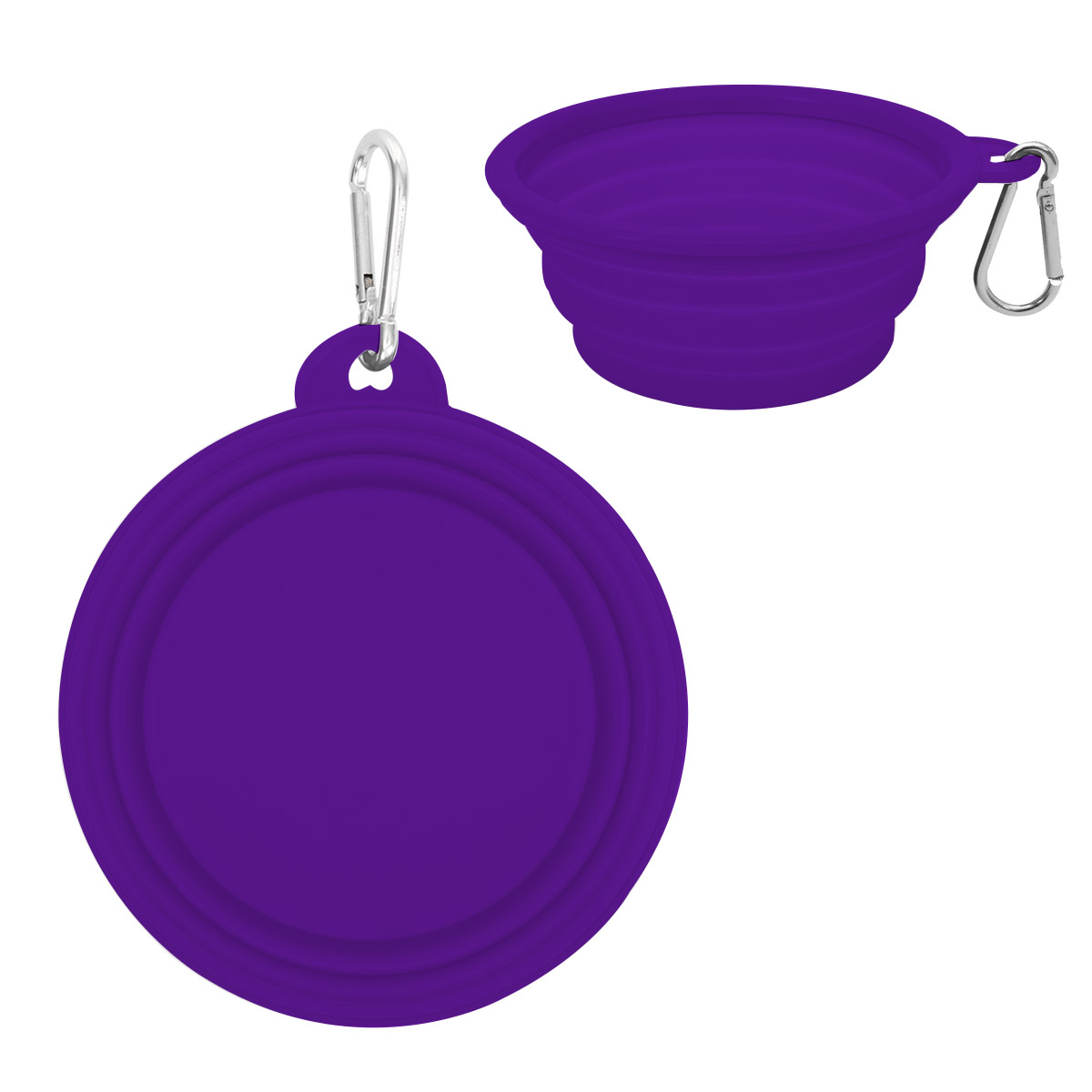 Collapsible Pet Bowl with Carabiner 7