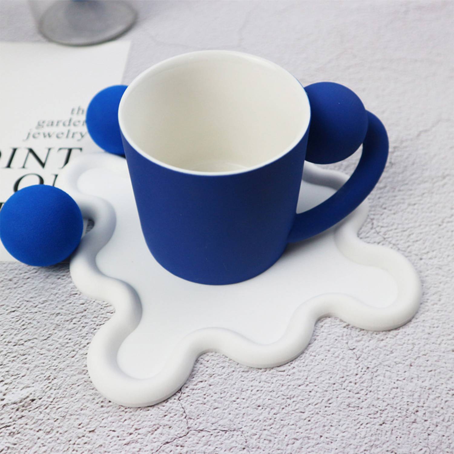 High temperature resistant thickened silicone coasters 4