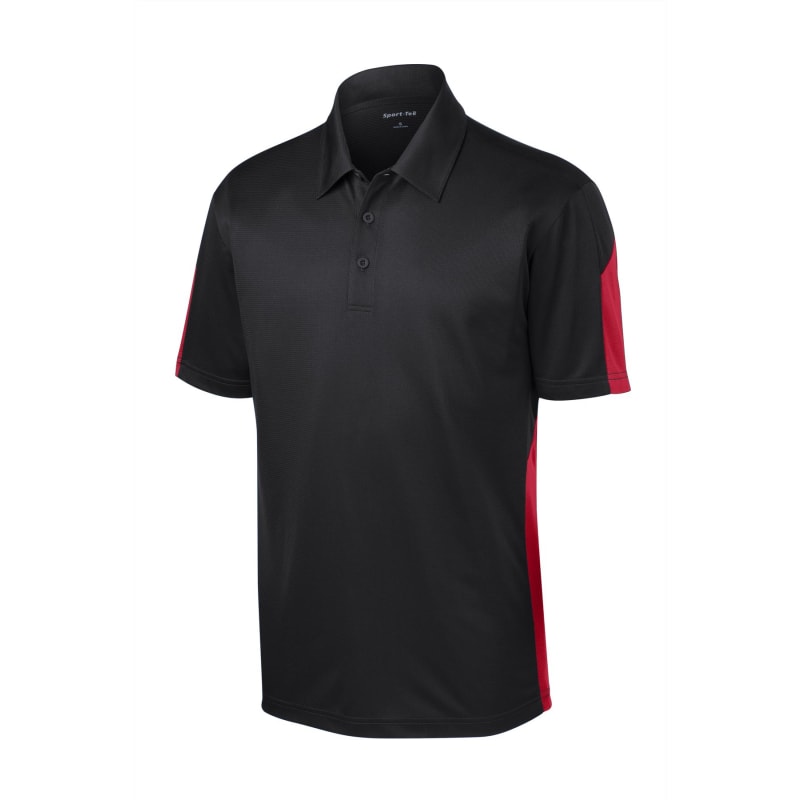 Sport-Tek PosiCharge Active Textured Colorblock Polo. 48