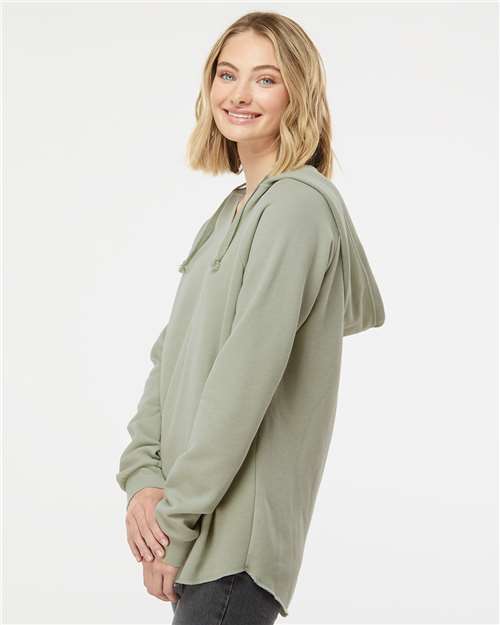 Women's Lightweight California Wave Wash Hooded Sweatshirt - PRM2500 26