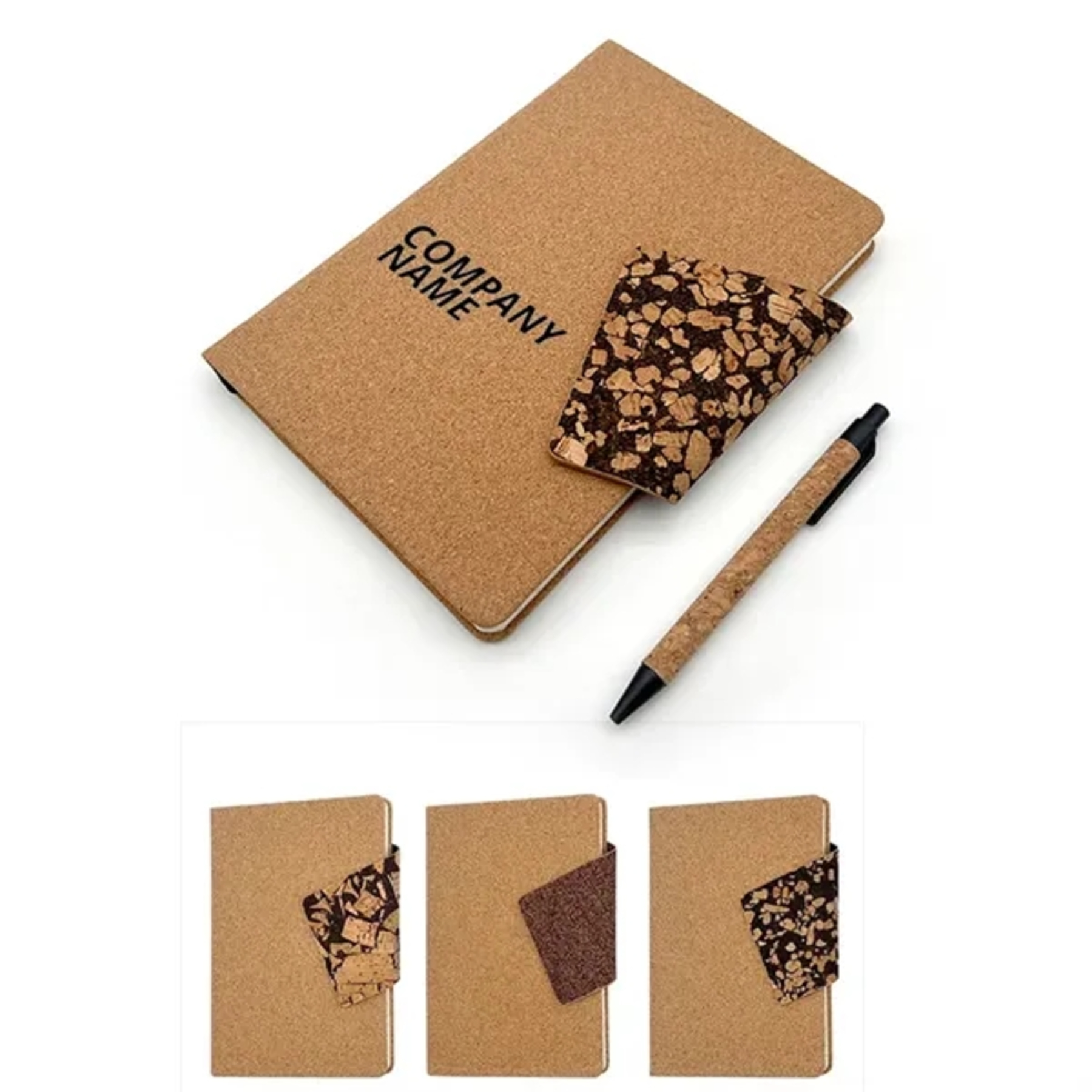 A5 Cork & Coffee Grounds Notebook 1