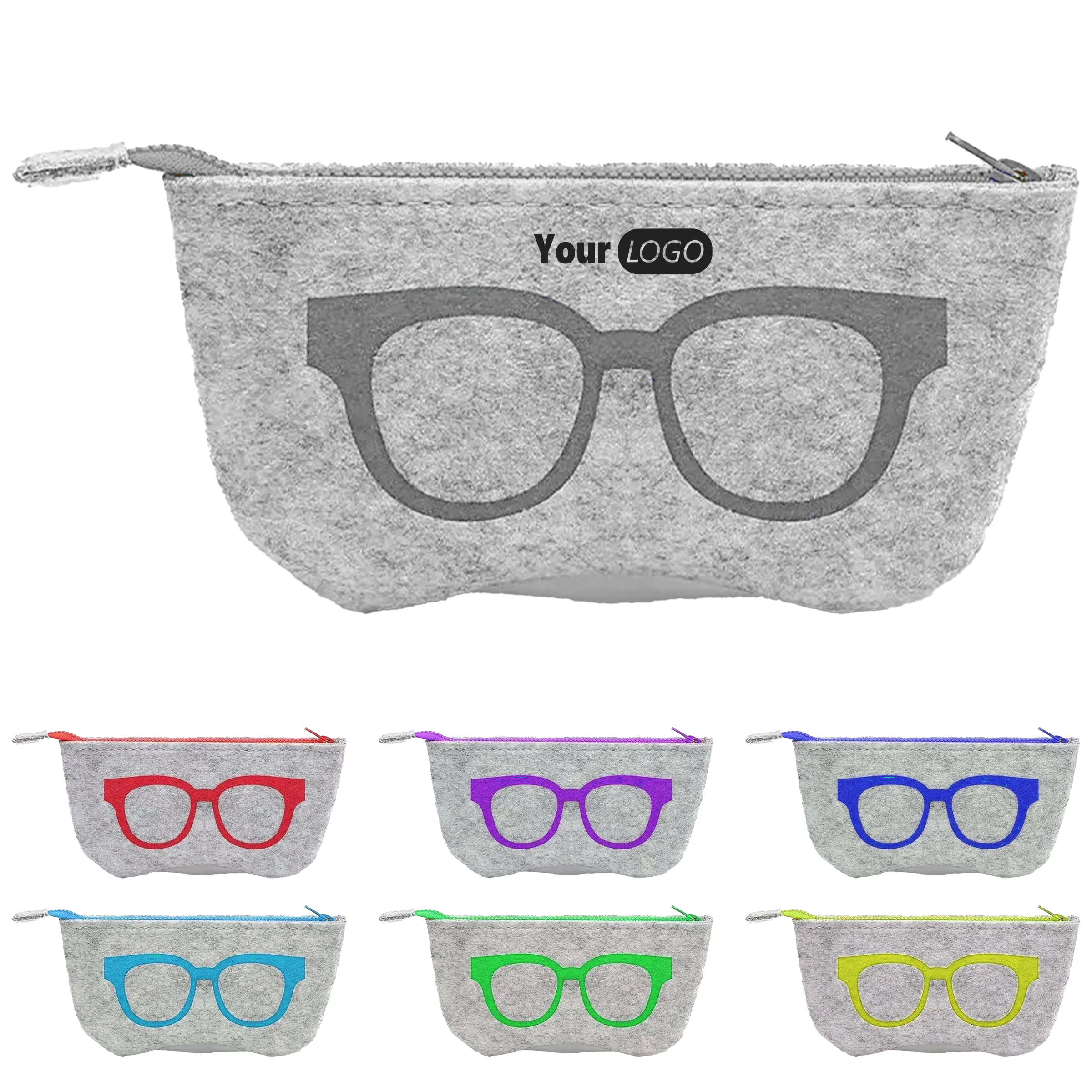 Other Fabric Felt Glasses Bag With Logo 4