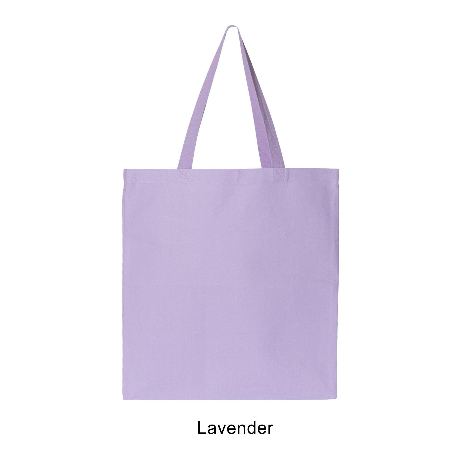 12 oz. Canvas Promotional Colored handle Tote Bag 4