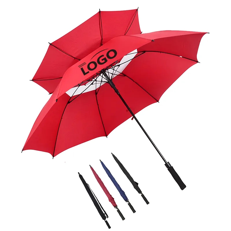 Double Canopy Automatic Open Golf Umbrella 2