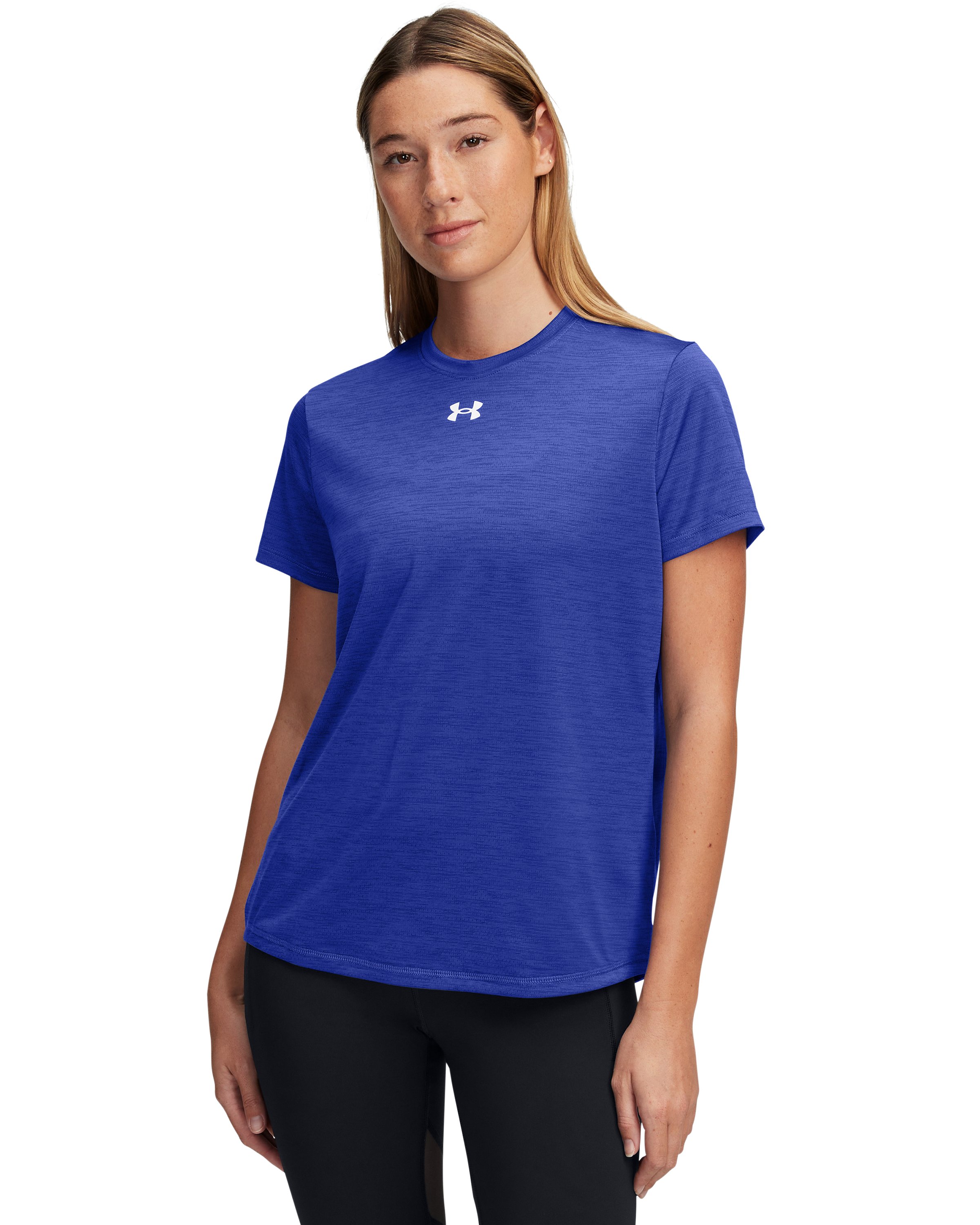 UA Tech Vent Team Women's Short Sleeve, custom athletic wear with logo imprint 5