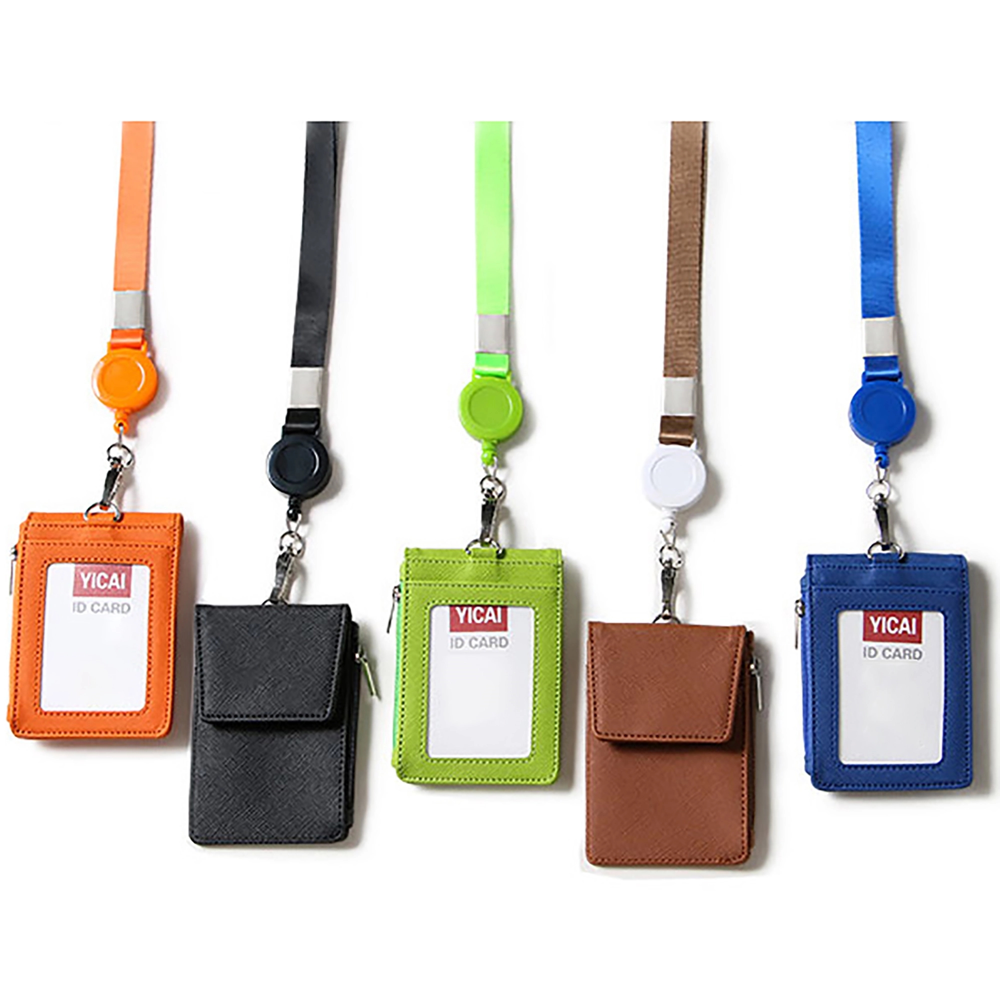 Lanyard ID Card Leather Case MOQ 50PCS 4