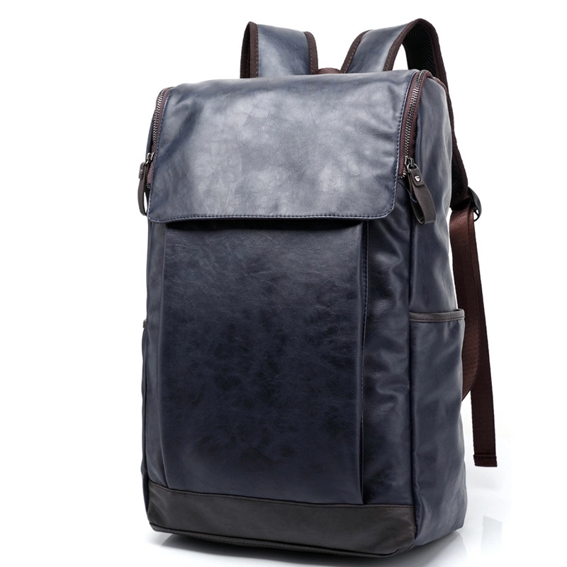 Vintage PU Leather Backpack 5