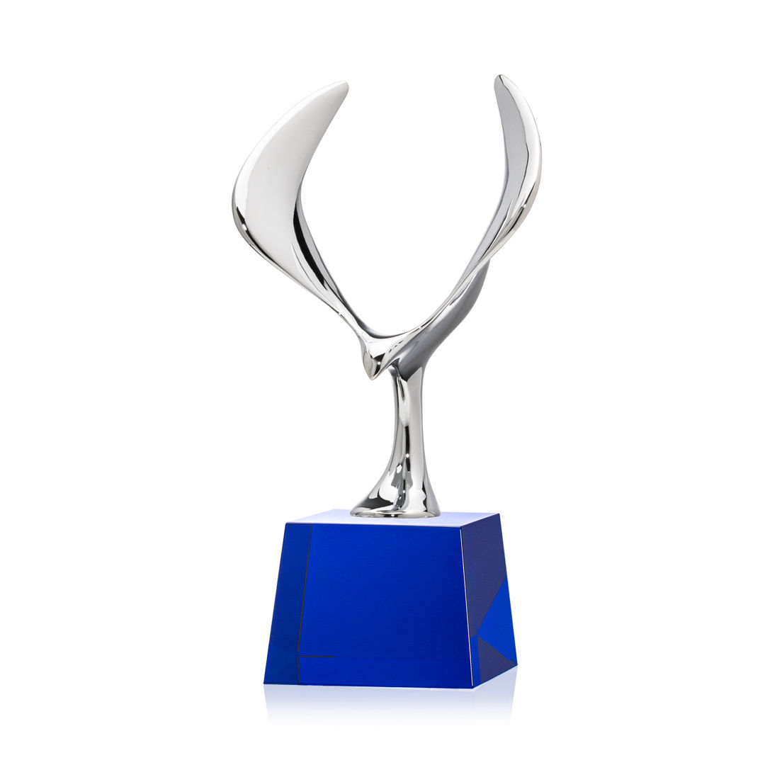 Maverick Eagle VividPrint™ Award on Robson Base - Blue 2