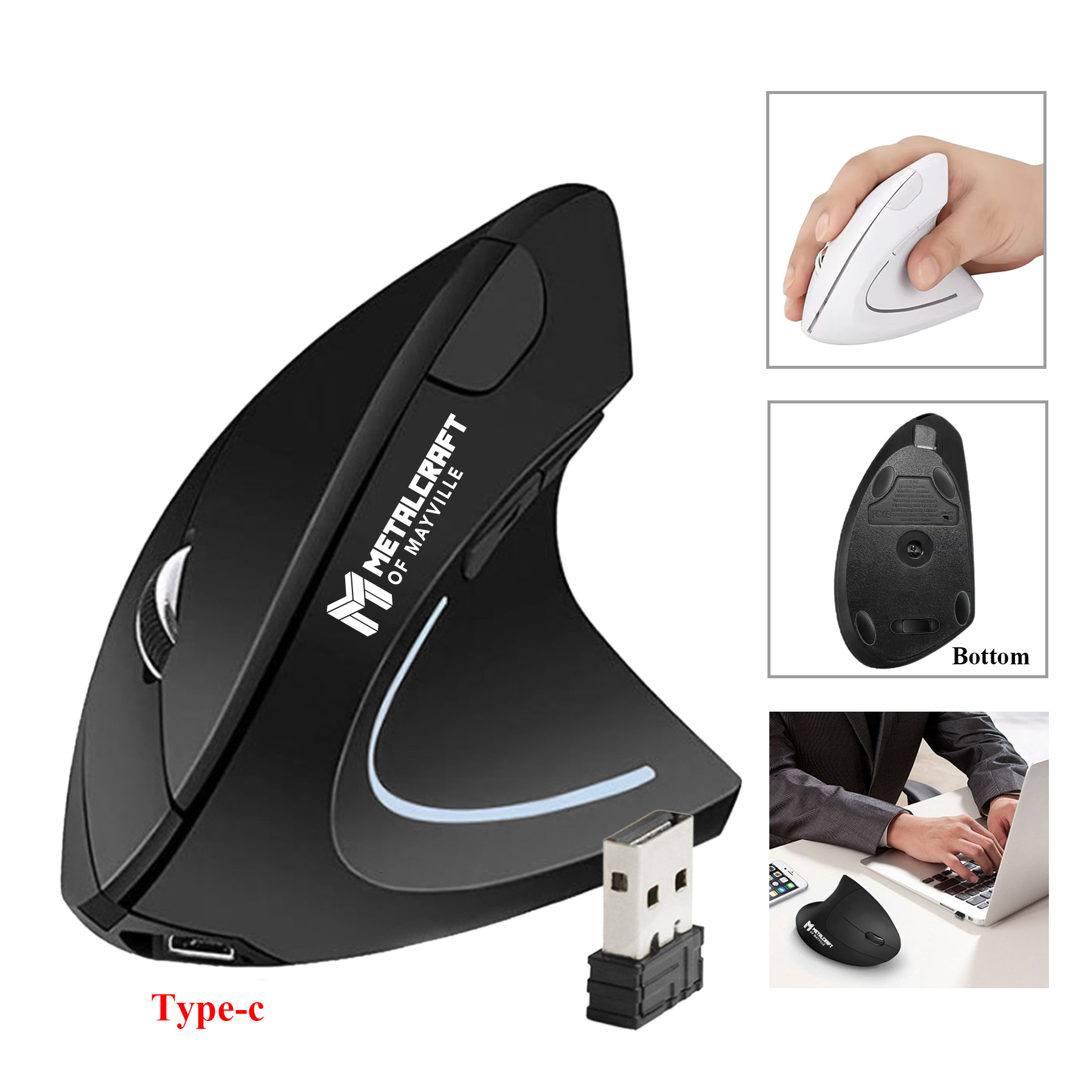 1600 DPI 2.4G Wireless Optical USB Mouse 7