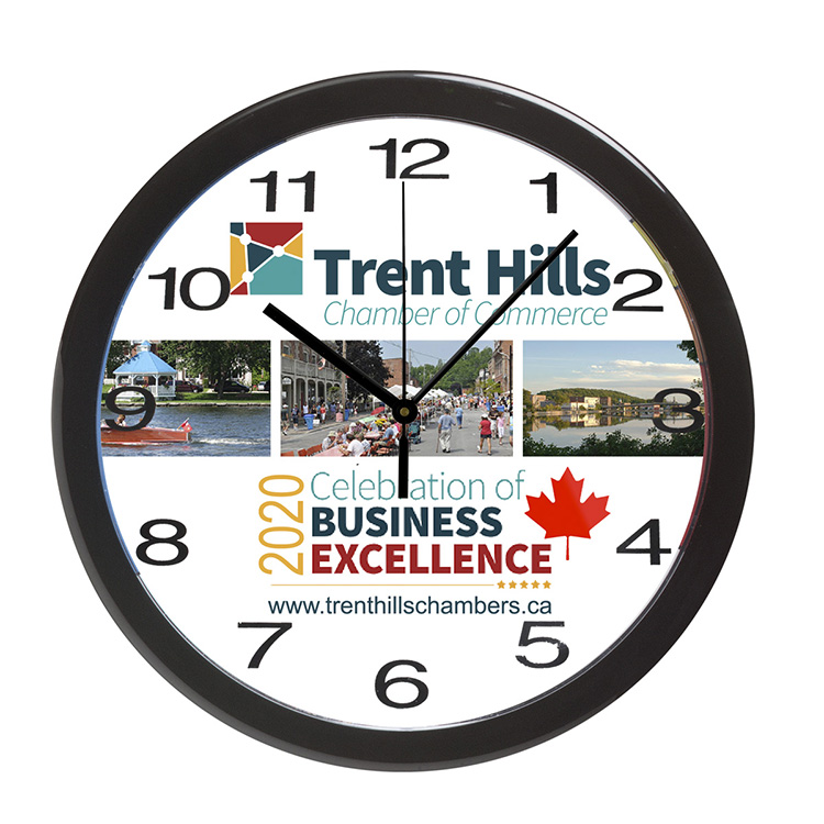 "Bezel" 12" Economy Oversized Wall Clock 1