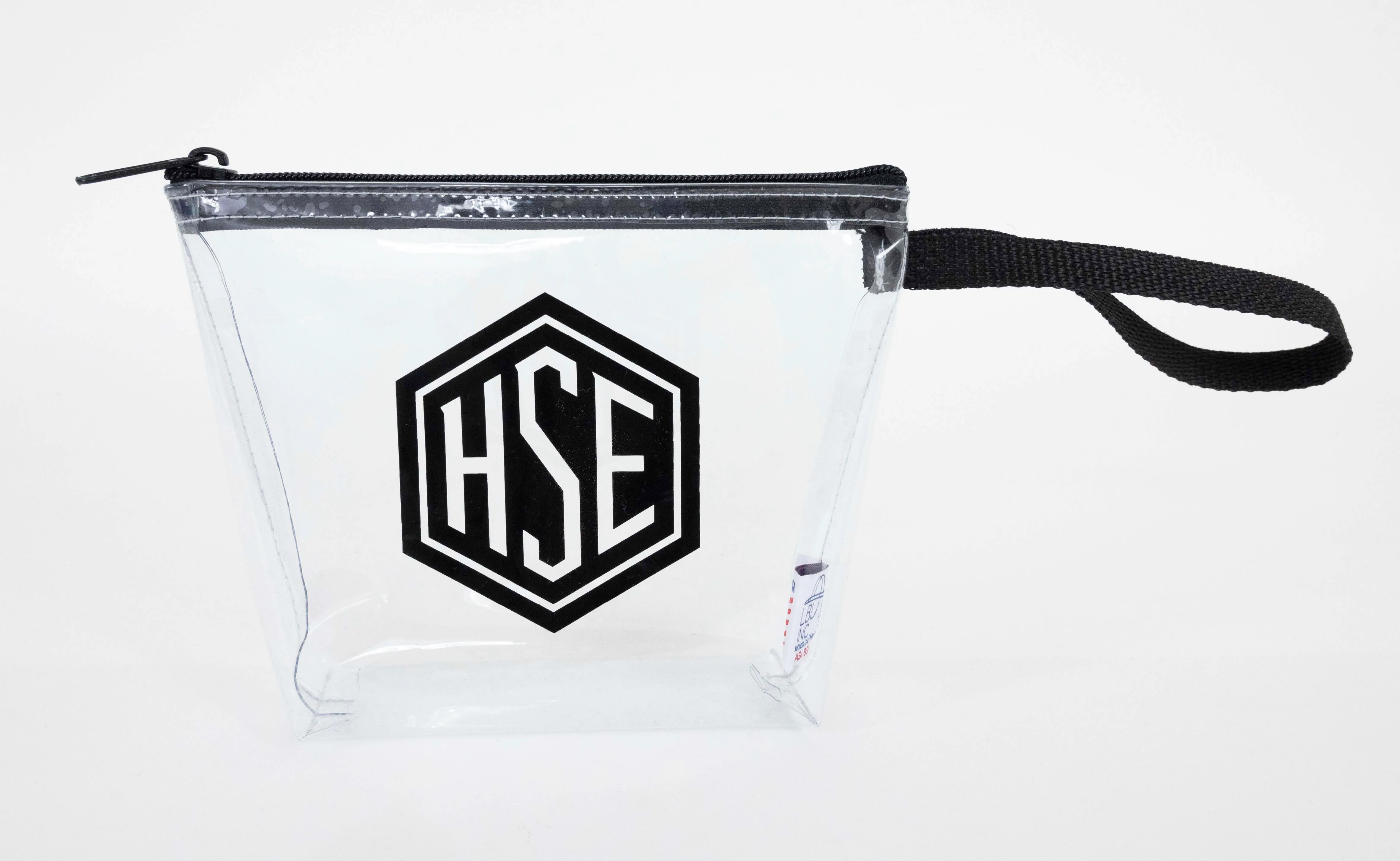 Clear Vinyl Zippered Pouch (9"w x 6"h x 2"d) 3
