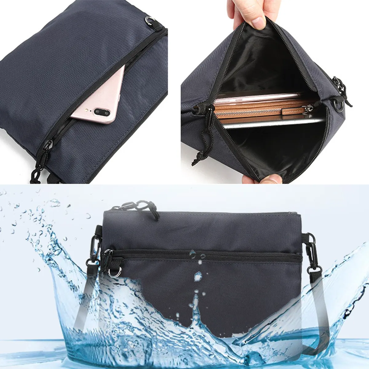 Custom Personalized Messenger Crossbody Shoulder Bag 8