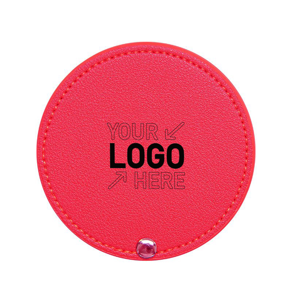 Round Leather Mirror 2
