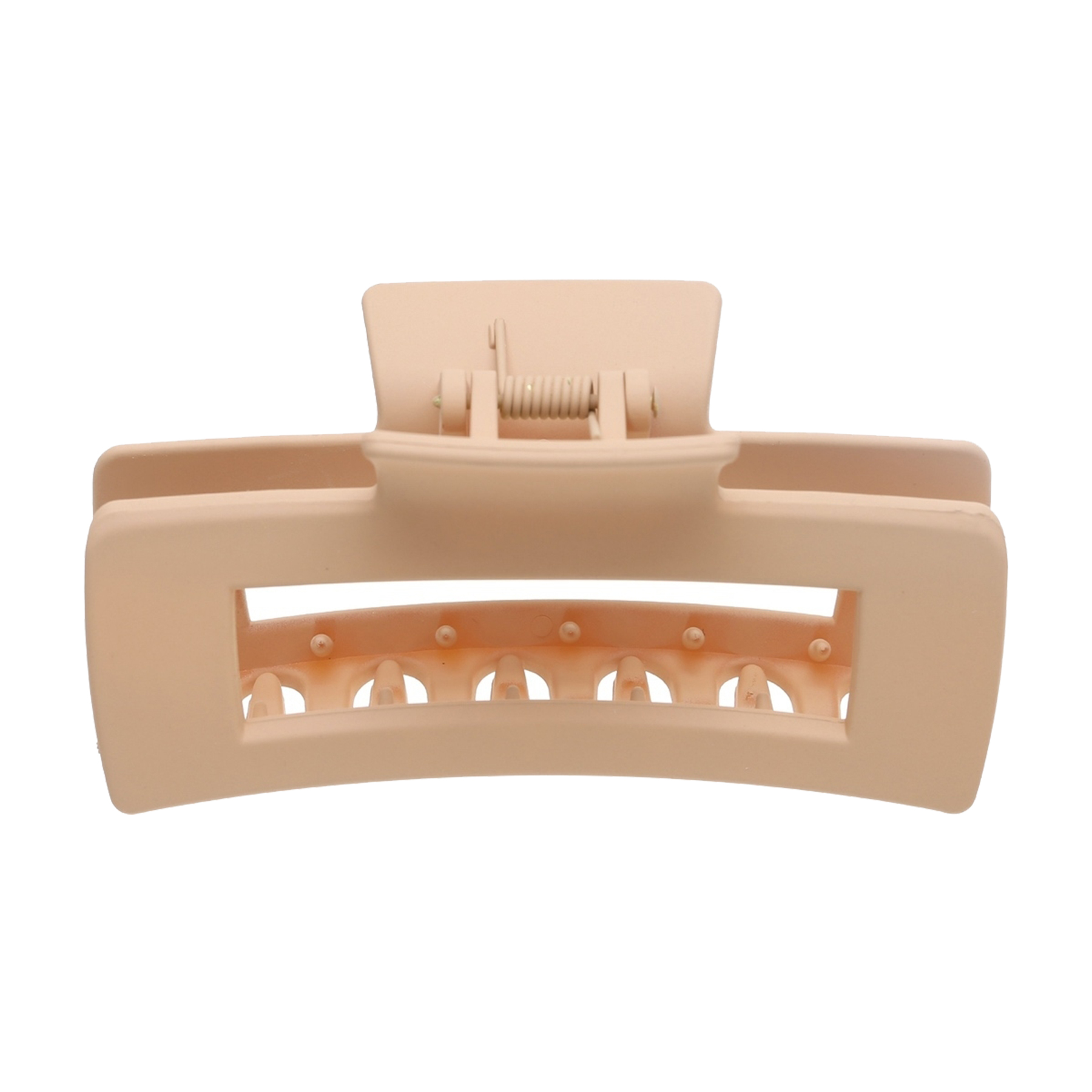 Small Pad Printed Rectangle Hair Clips 16