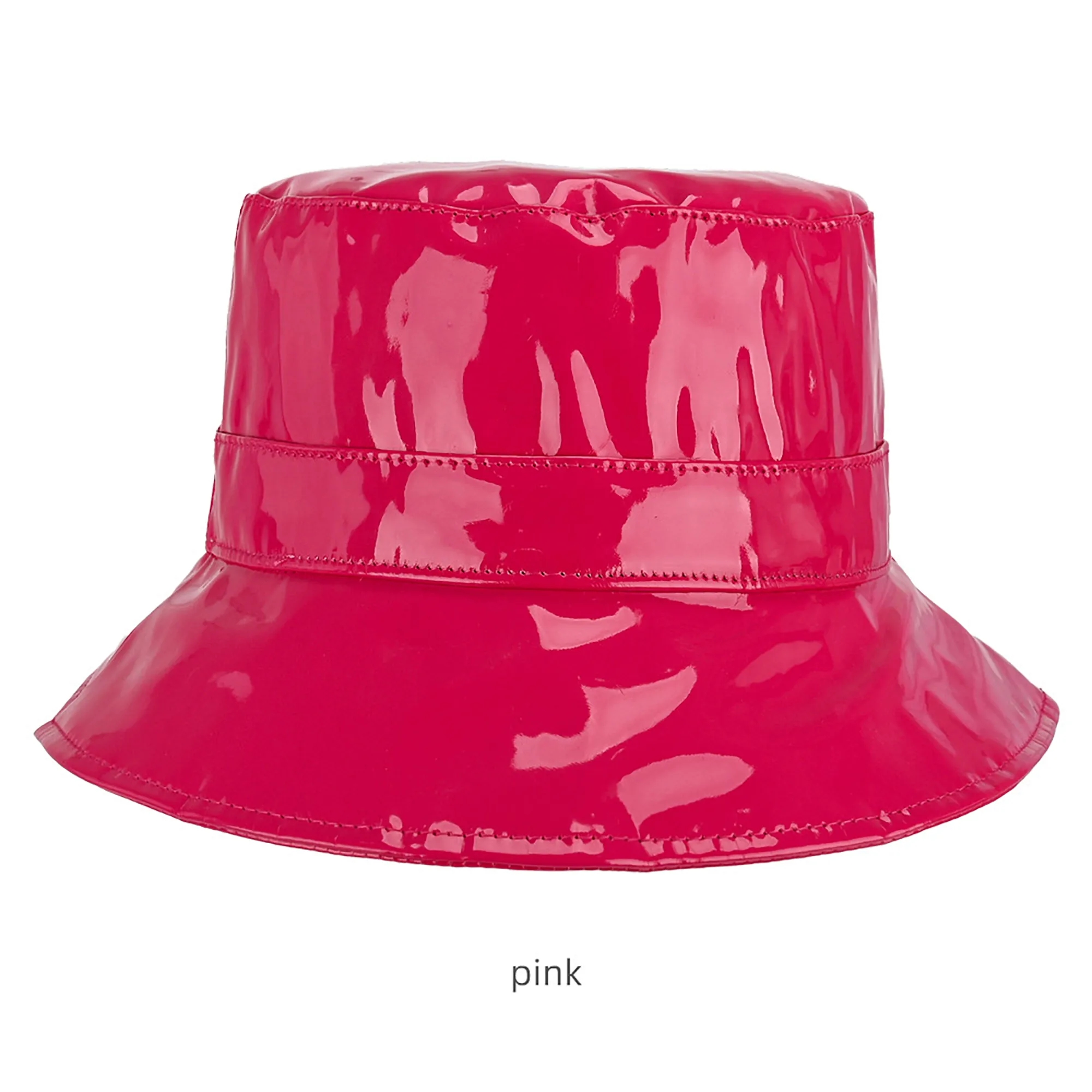 PU Leather Bucket Hat with Wide Brim Sun Coverage 11