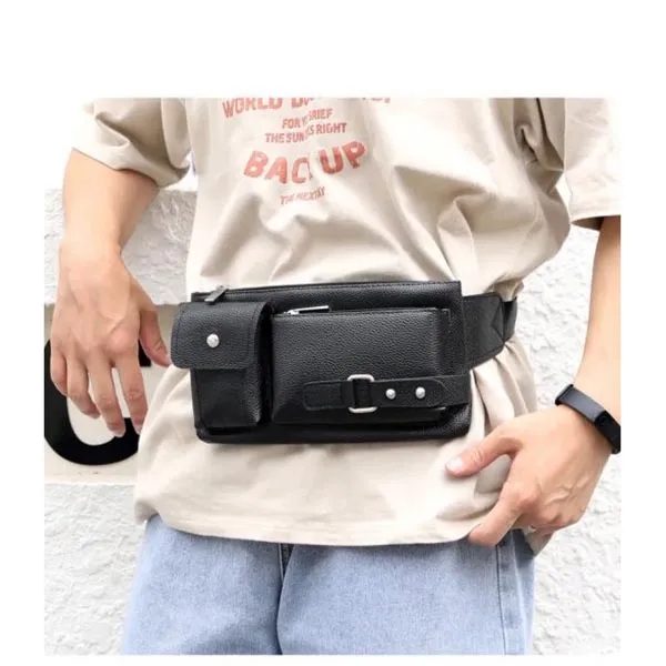 Custom Vegan Leather Waist Bag 8
