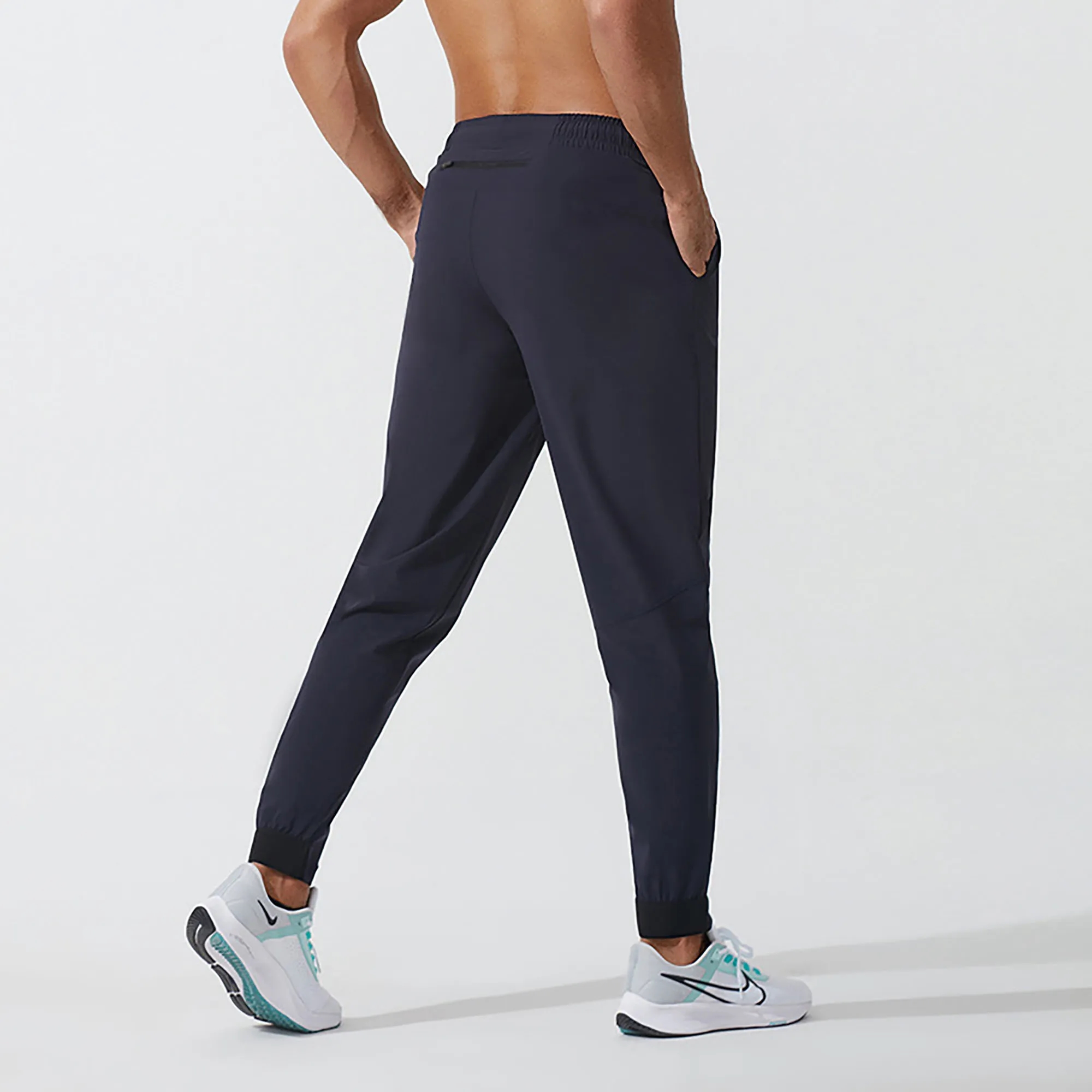 Adjustable Hood Sweat Pants With Logo For Sport, Gym 3