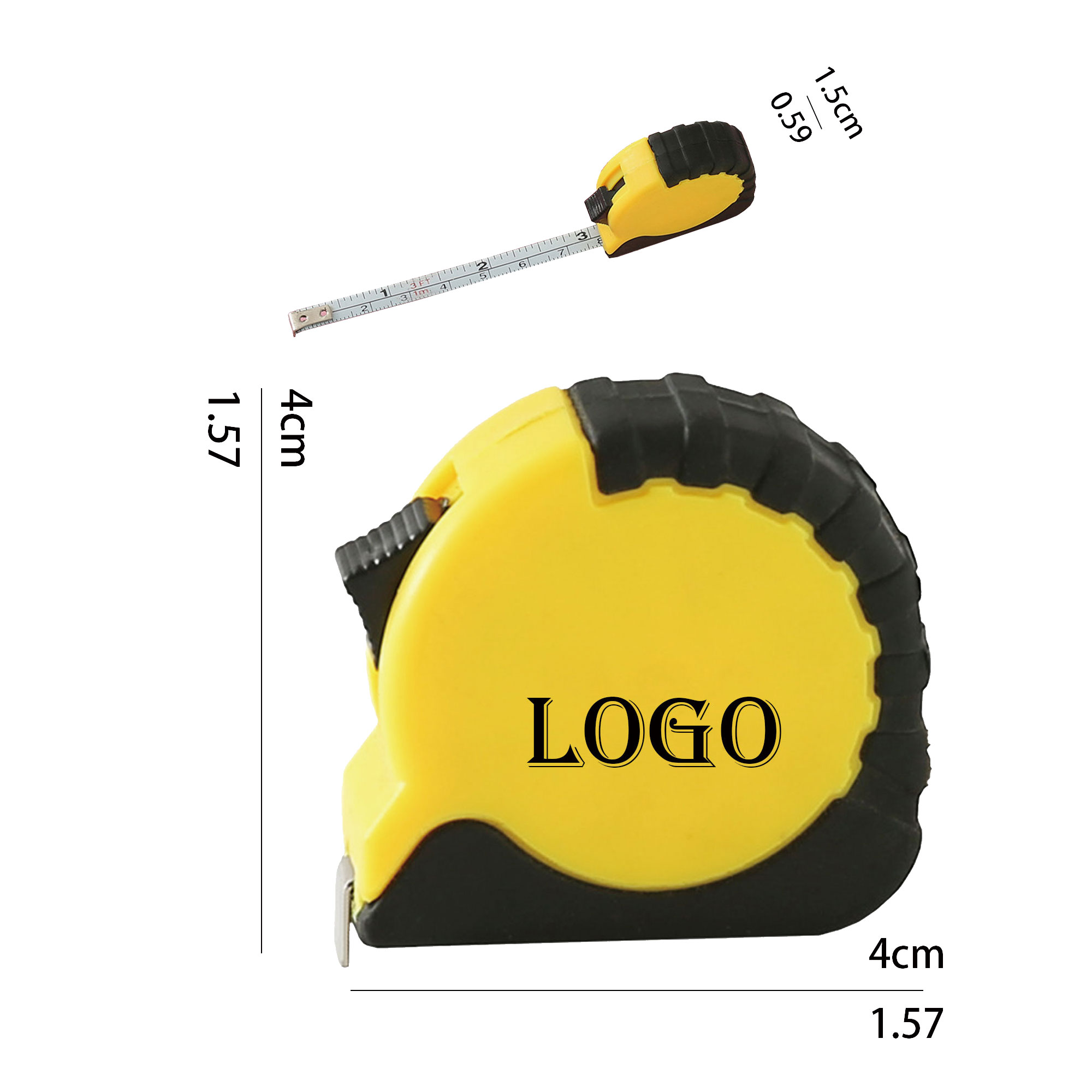 1M Retractable Pocket Tape Measure 3
