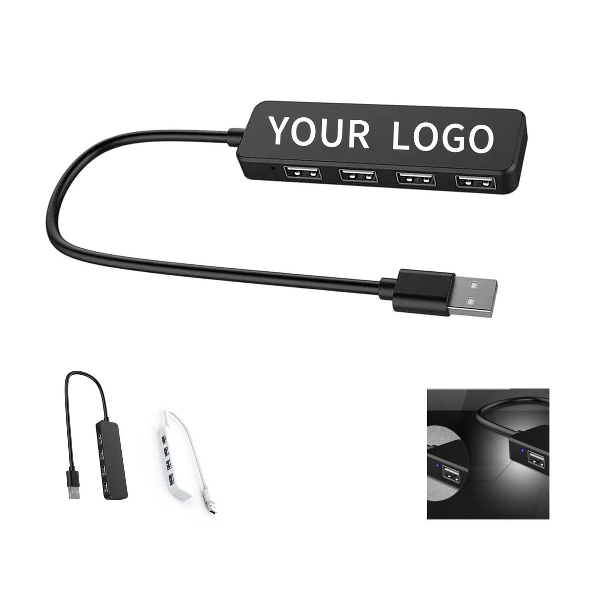 Compact USB Docking Station with ABS Housing 3