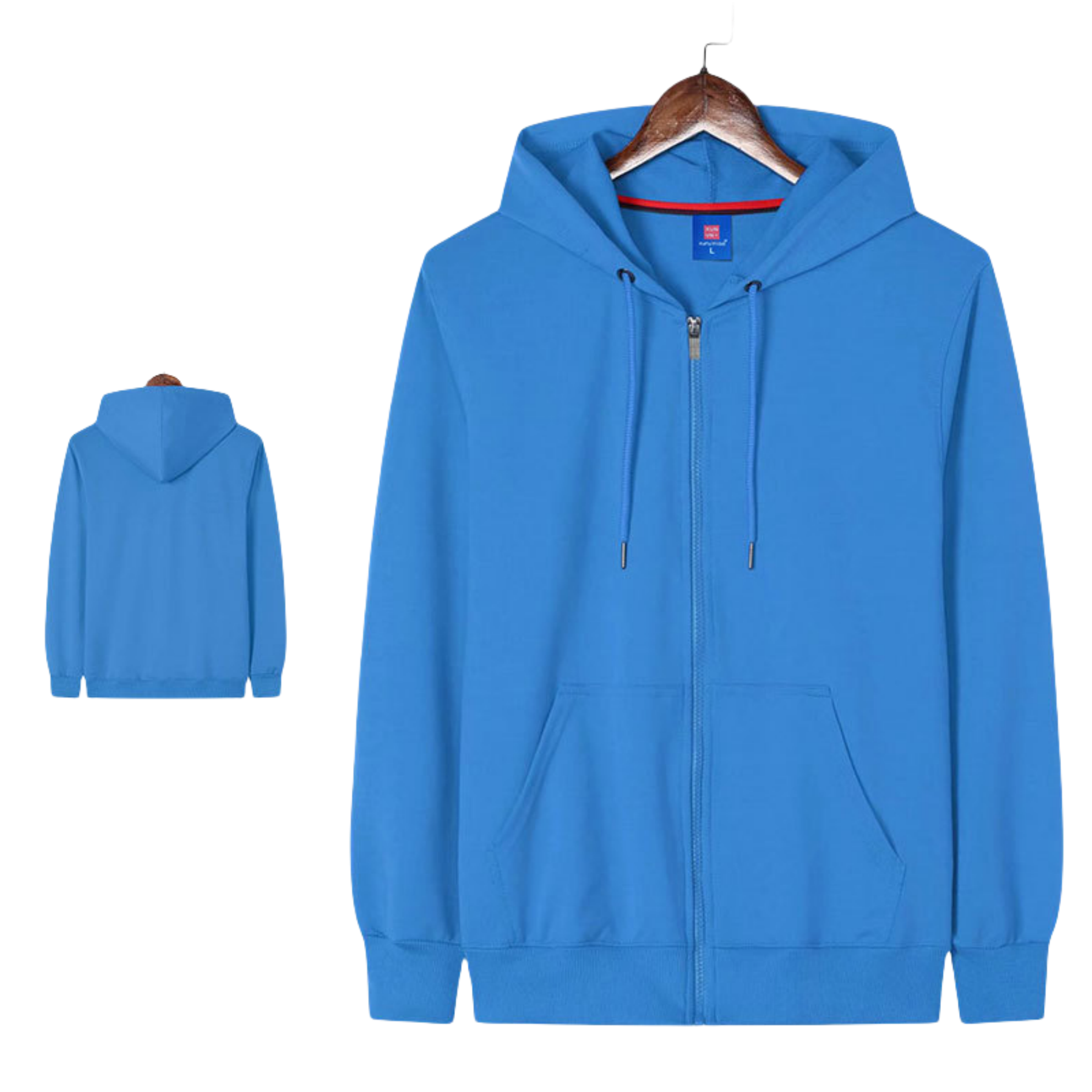 Full Zip cotton Pullover drawstring hooded Loose Fit hoodie, custom hoodie or sweatshirt with logo imprint 13