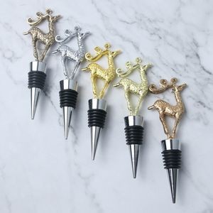 Festive Reindeer Wine Stopper Cork For Holiday Celebrations 10