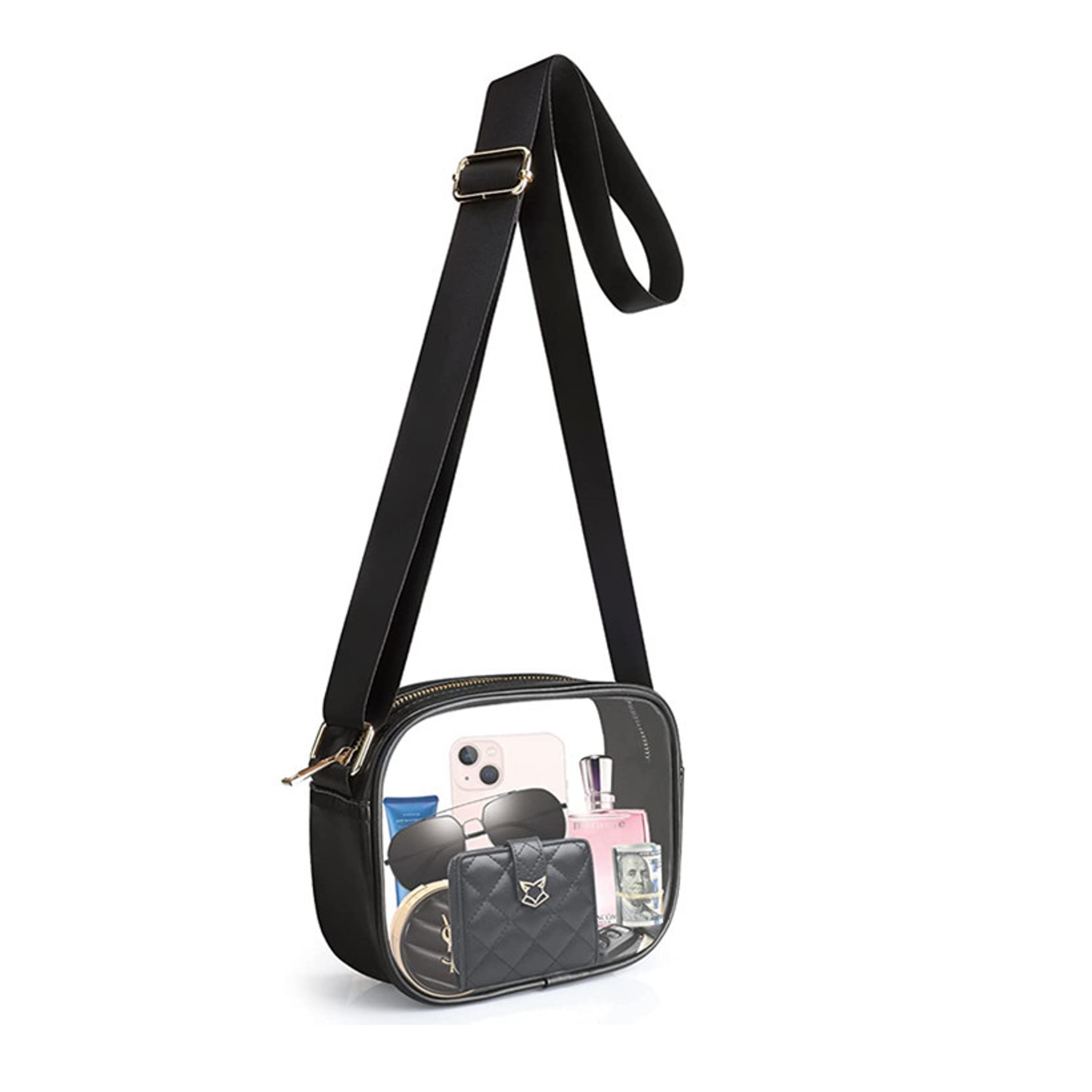 Clear Crossbody Bag (direct import) 5