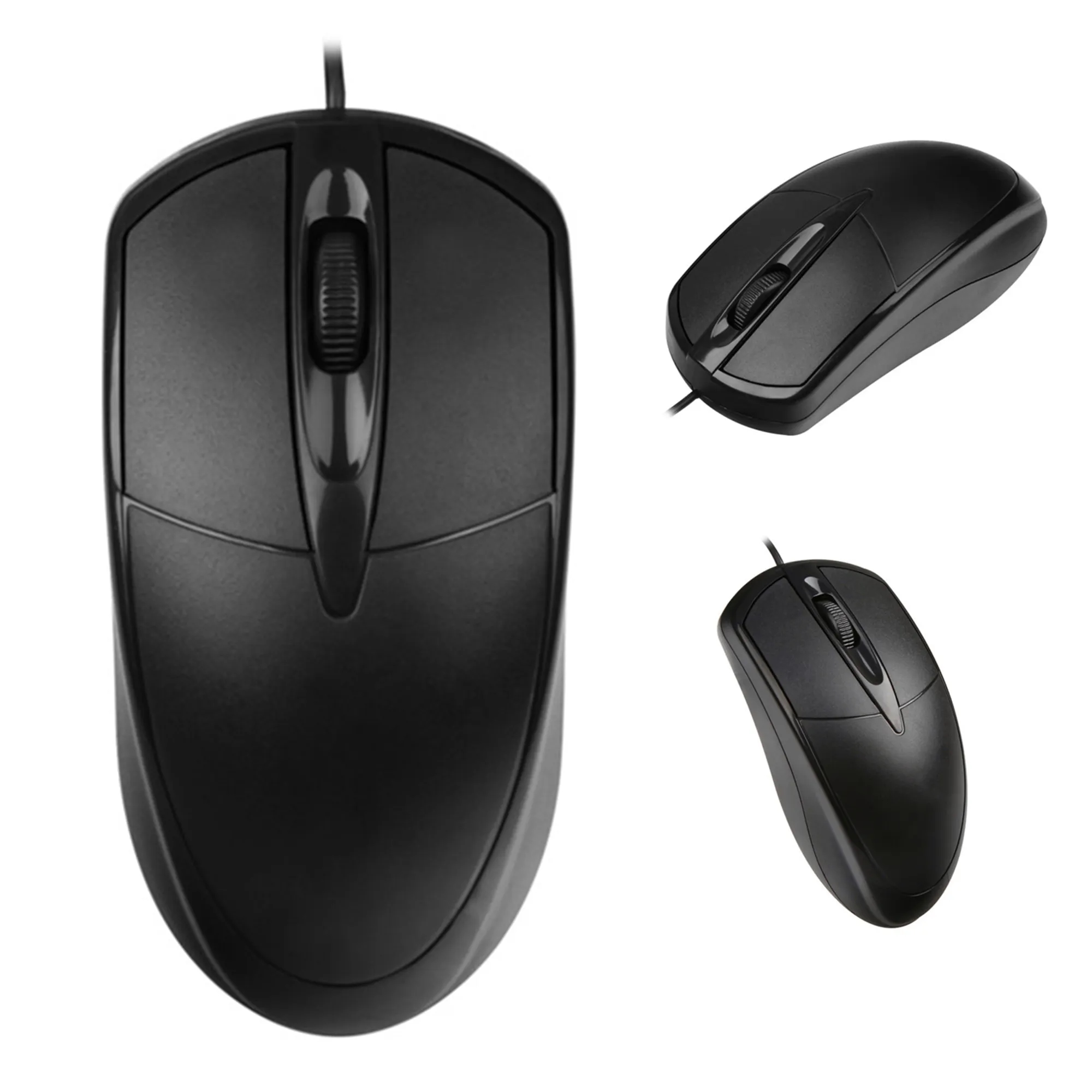 3-key Wired USB Office Mouse