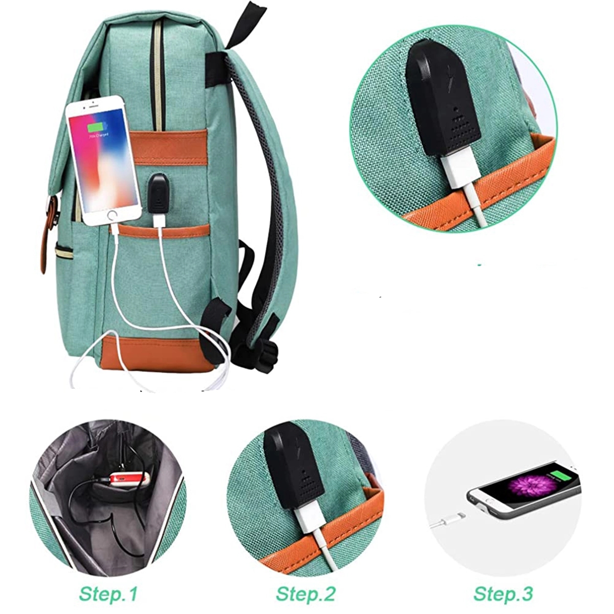 Vintage Laptop Backpack 4