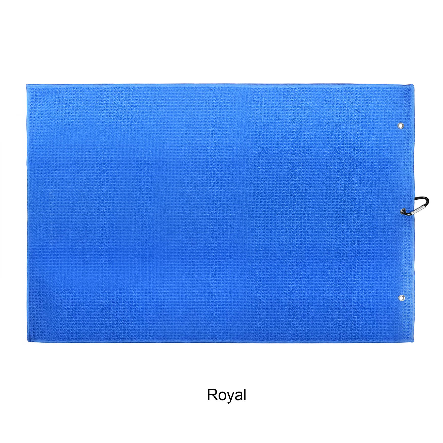 Microfiber Waffle Two-fold Golf Towel w/ Carabiners Clip 16" x 24" 14