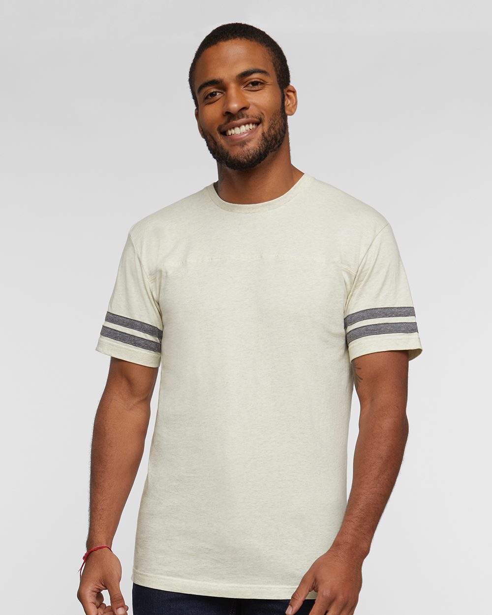 Unisex Football Fine Jersey Tee - 6937 38