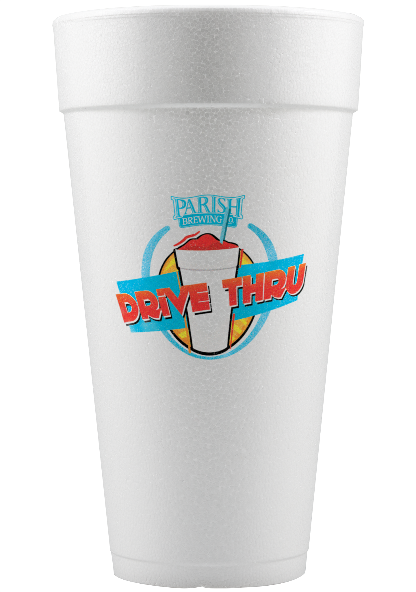 24 oz Foam Cup White Digital Print 4