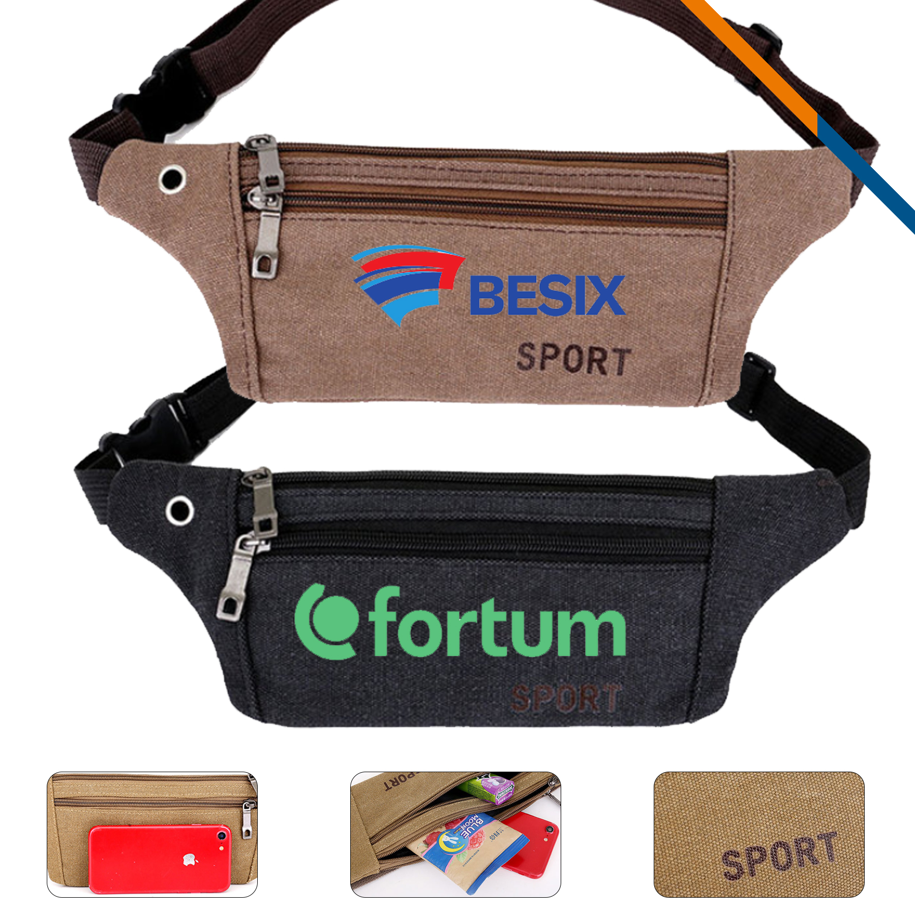 Linta Canvas Fanny Pack 4