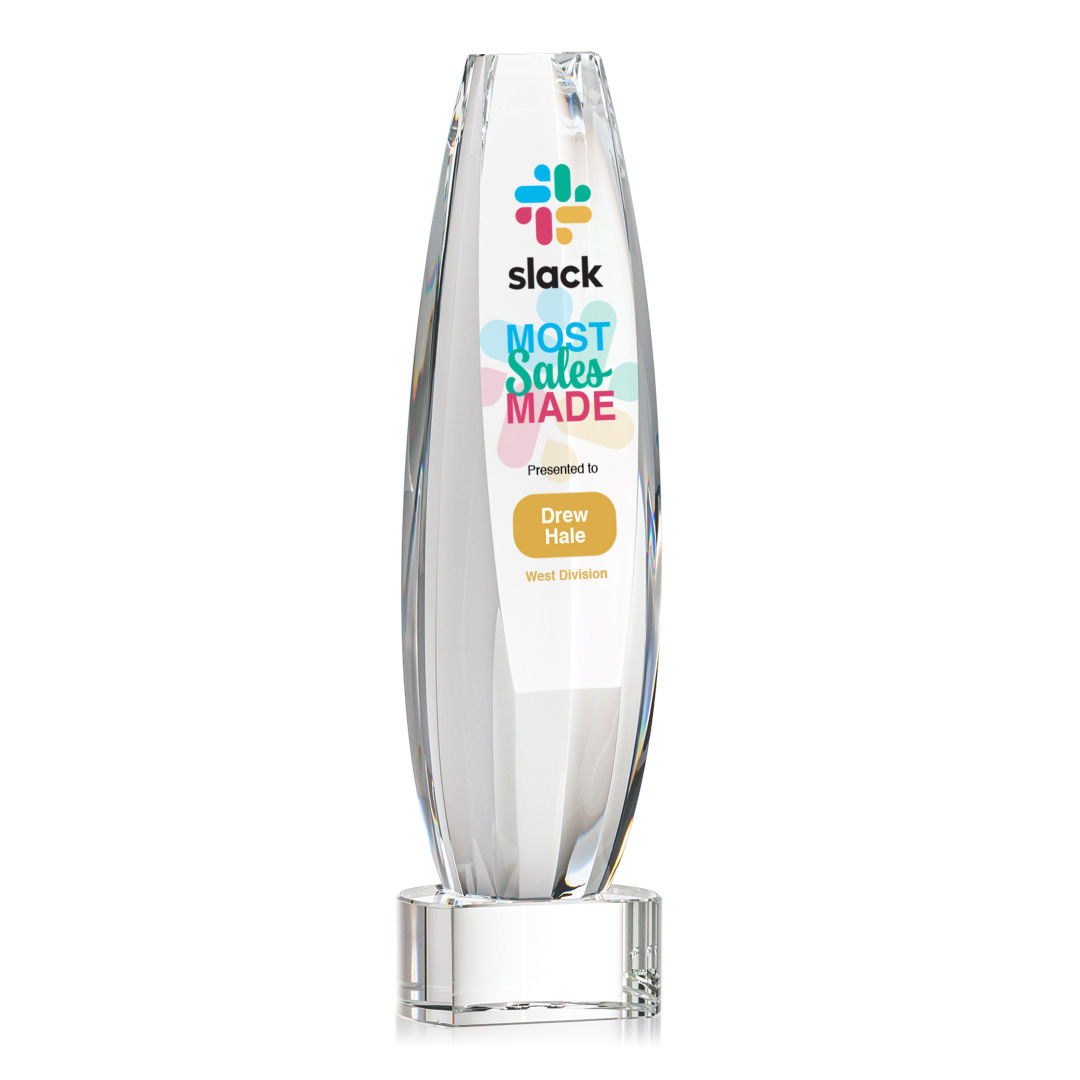 Hoover VividPrint™ Award on Paragon Base - Clear 12