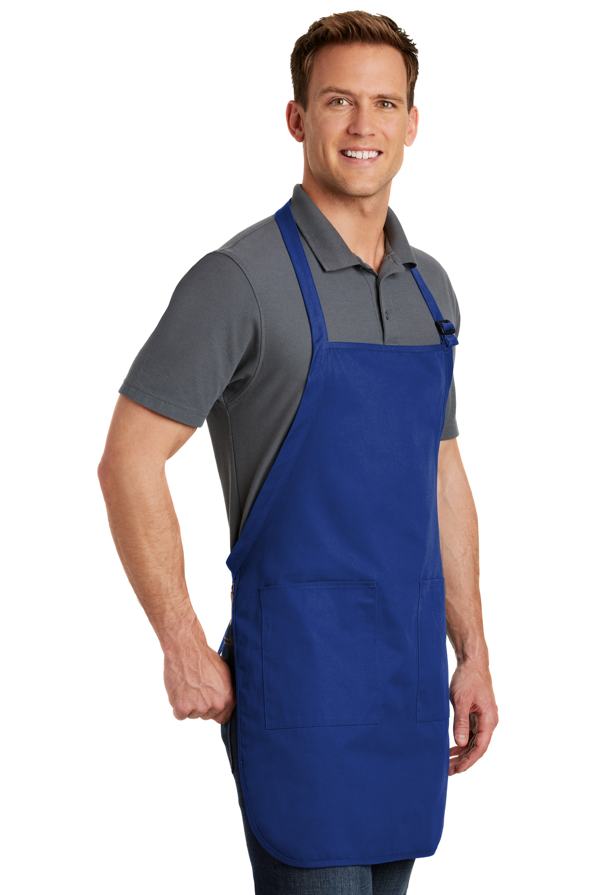 Port Authority Full-Length Apron with Pockets. A500 50