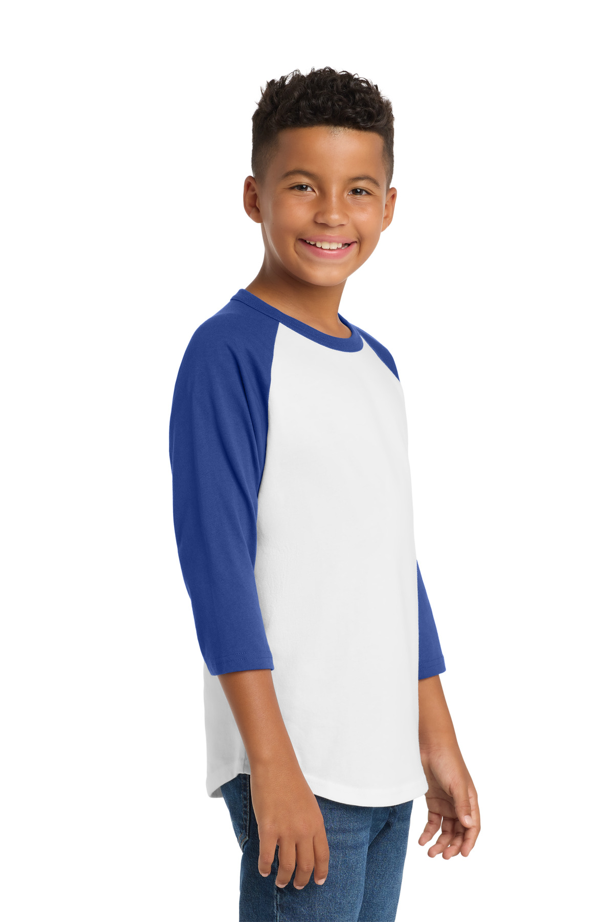 Sport-Tek Youth Colorblock Raglan Jersey. YT200 101